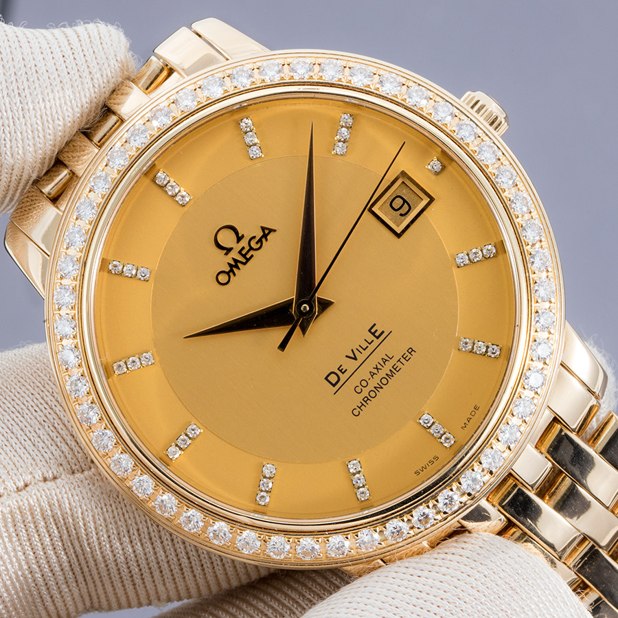 【95新】欧米茄碟飞系列413.55.37.20.58.001手表36.8口径金表