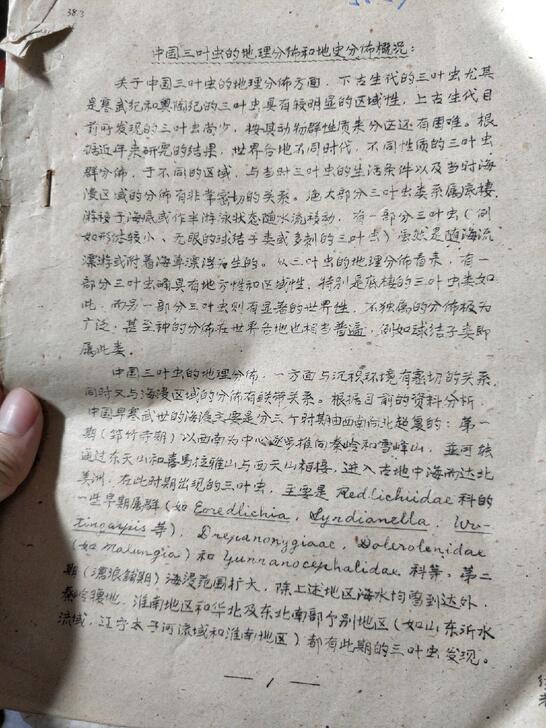 出6页几十年前的复印手稿，内容非常爆炸特别不错。纸质已经非常