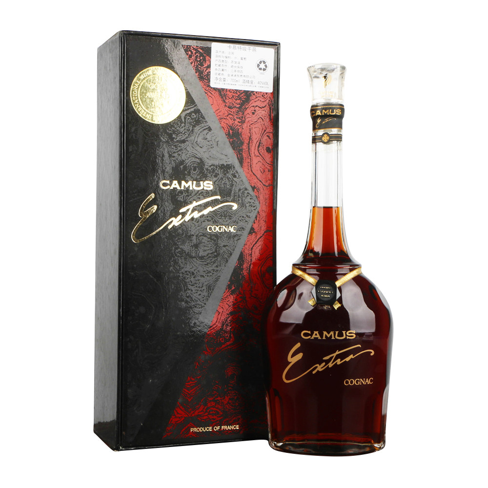 19.90年代卡慕金花extra特级干邑白兰地40度700ml