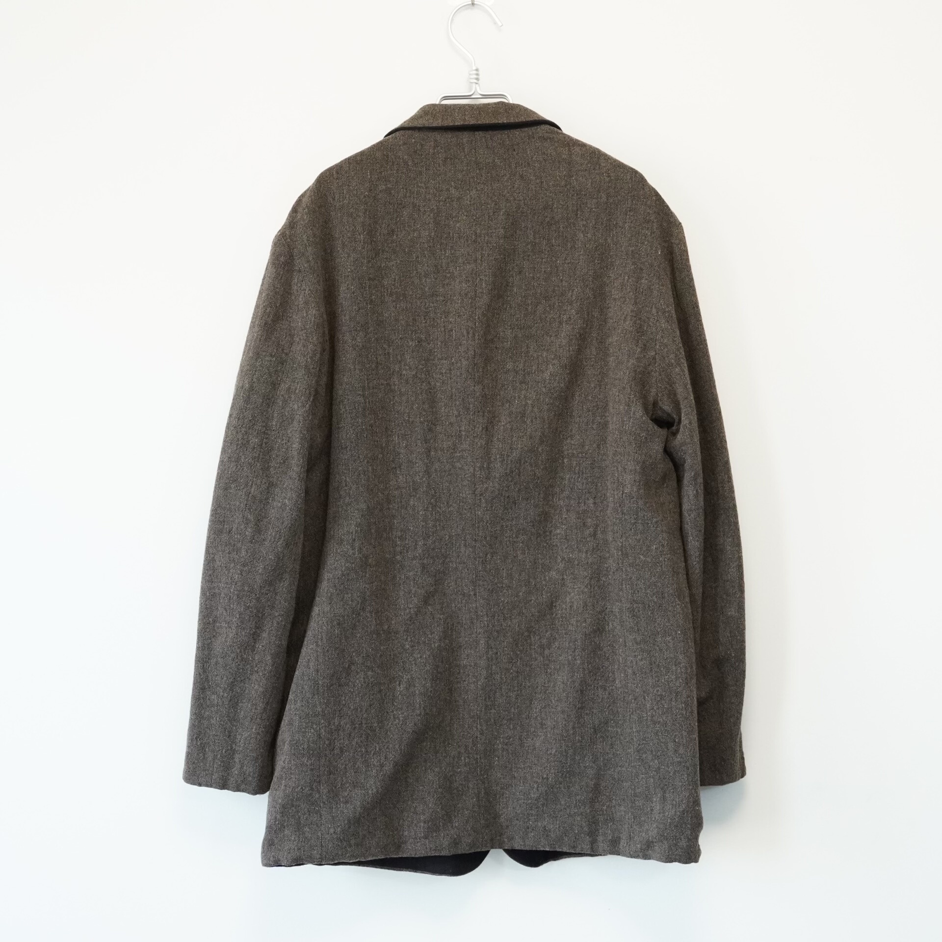 Yohji Yamamoto 05AW Leather Strap Jacket — back