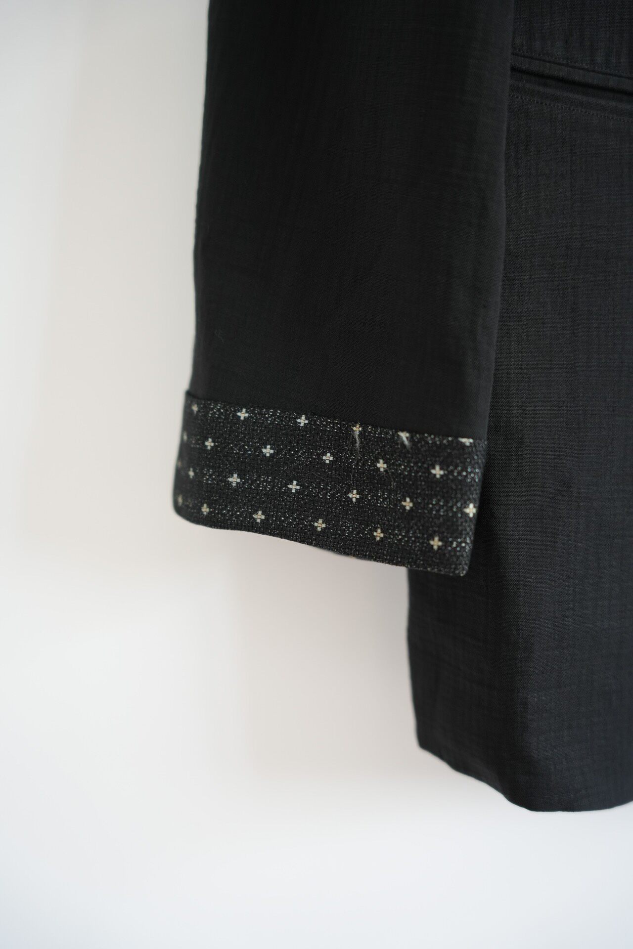 Yohji Yamamoto 95ss Sashiko Blazer — label