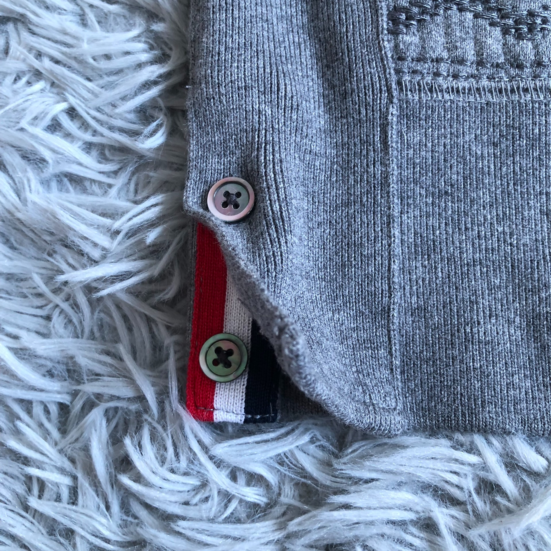 Thom Browne Dog Knit Sweatshirt — label