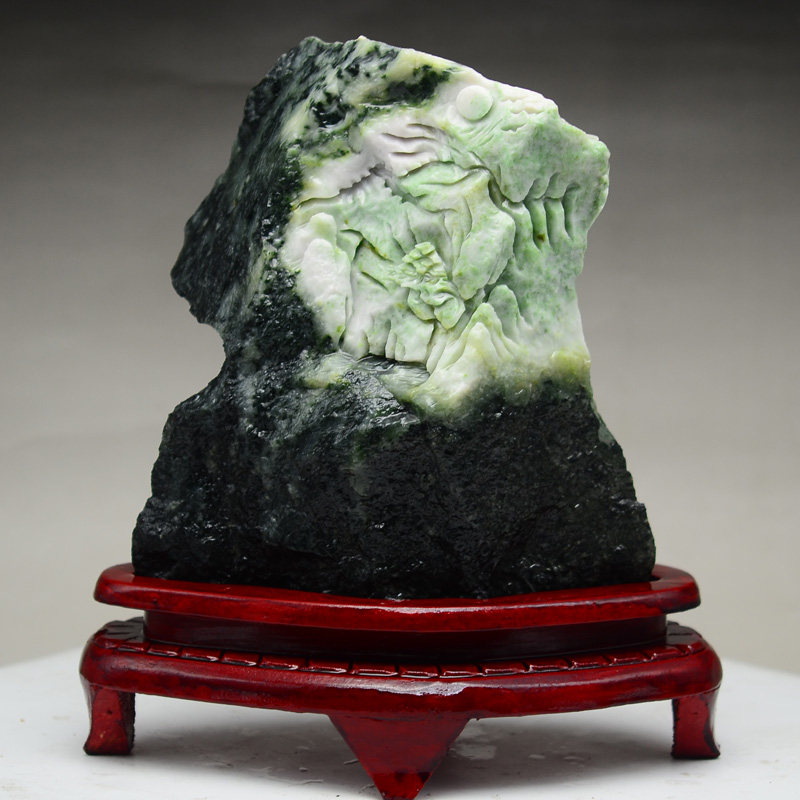 放漏【石来运转】源头直供 四大名玉 独山玉 原石 摆件 15斤