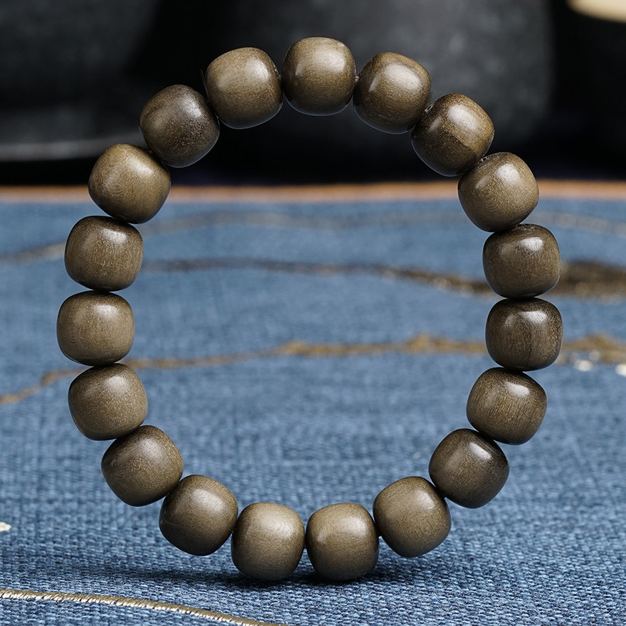 拍一送一【阴沉老山檀香沉水】(14.6g)香味浓郁10mm手串