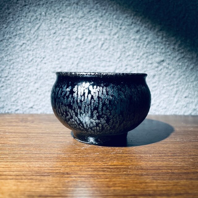 凌霄茶盏底银斑风水缸器型建盏