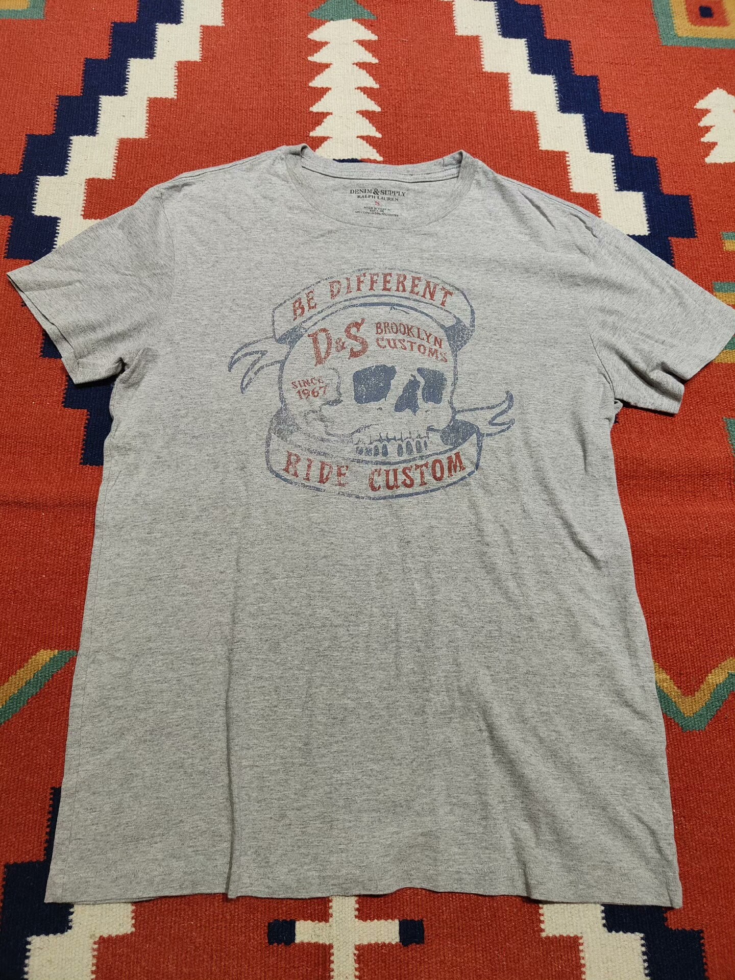 Polo Ralph Lauren Distressed Skull T-Shirt