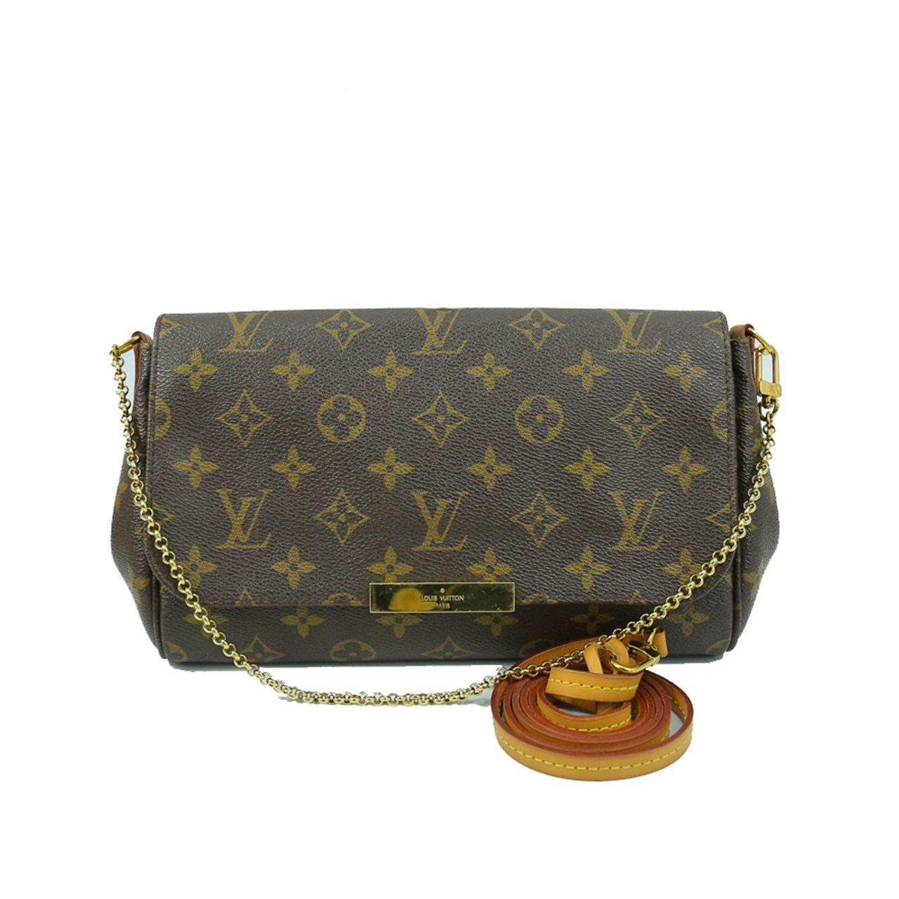 [9.0新]易威登lv女士老花中号favorite单肩斜挎包dvb1906135