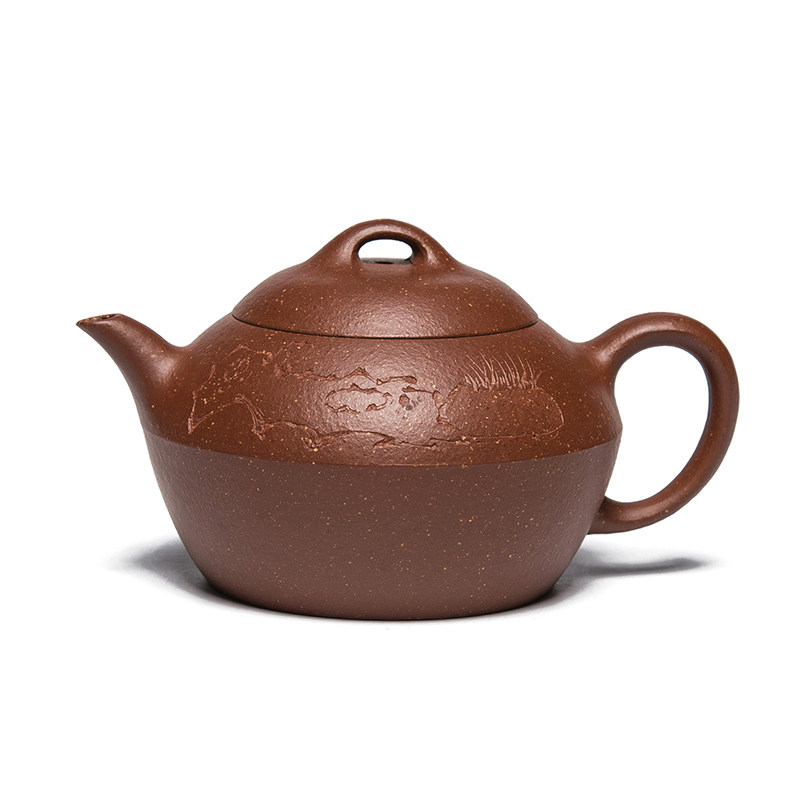 实力匠人范秀芳手工制传统中式合欢壶原矿老紫泥好泡养紫砂茶具