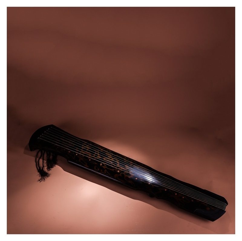 手工髹漆"中剑"伏羲式古琴(附琴套) 2454