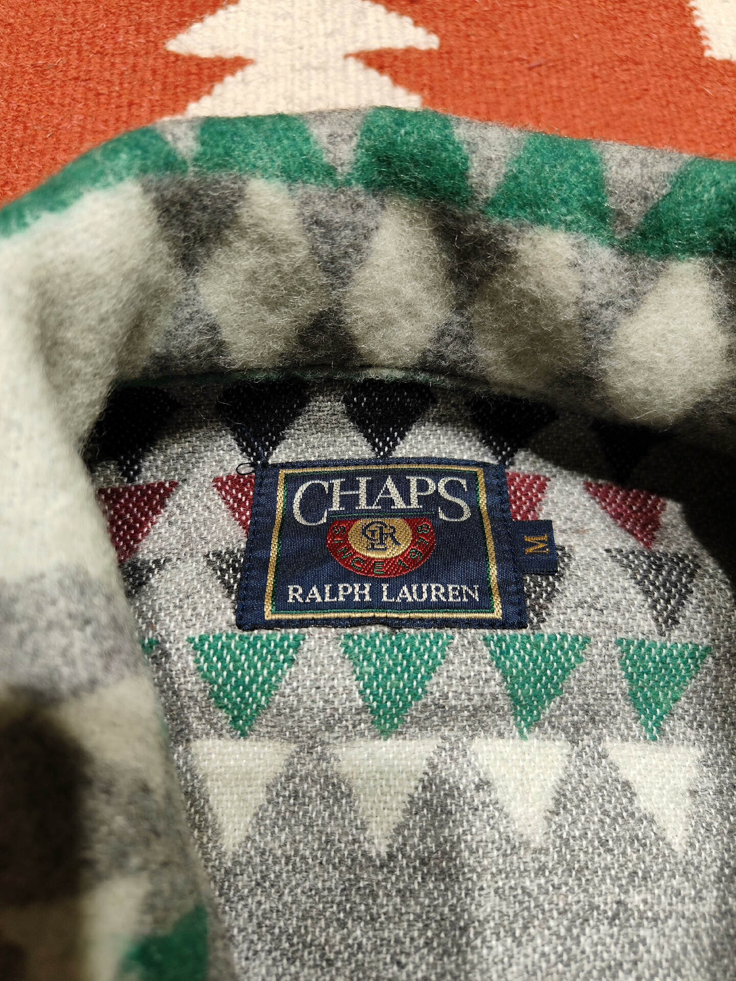 Vintage Ralph Lauren Chaps Jacket — detail