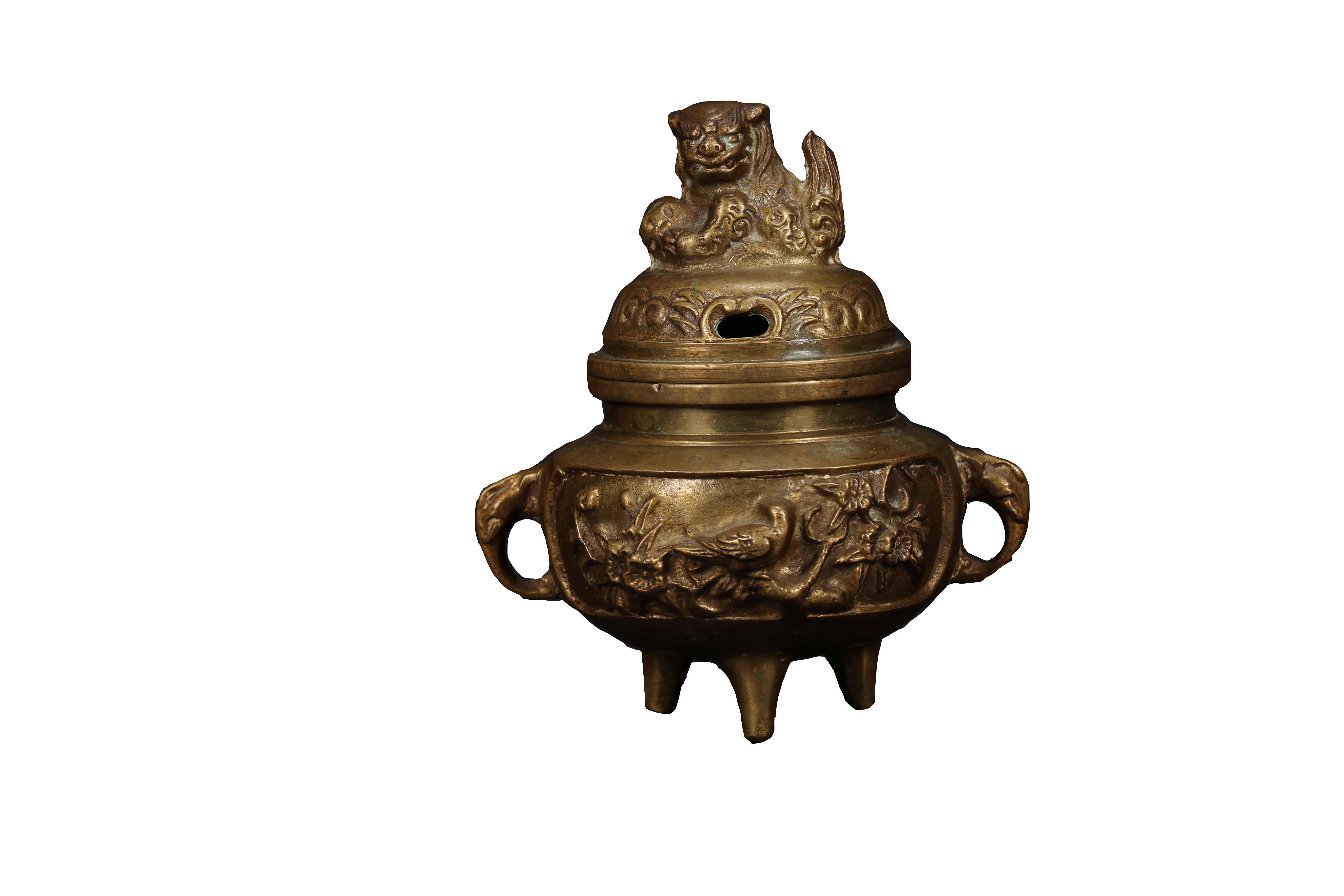 【鬼市淘宝】铜兽钮熏炉——海外回流p46-3