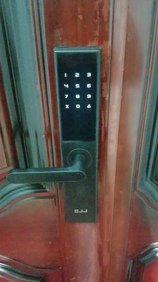 评测点评装修用三星指纹锁DR717怎么样，质量好不好呢？【点评吧】