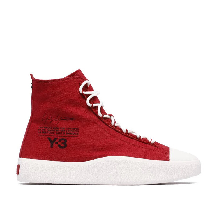 Y-3红帆布,板鞋红色BASHYO