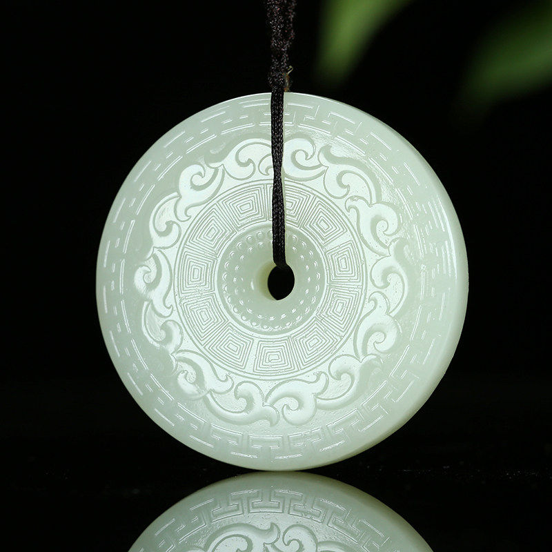 免保 怀古情深 省级大师王朝安和田玉白玉仿古挂件吊坠男女57.27g