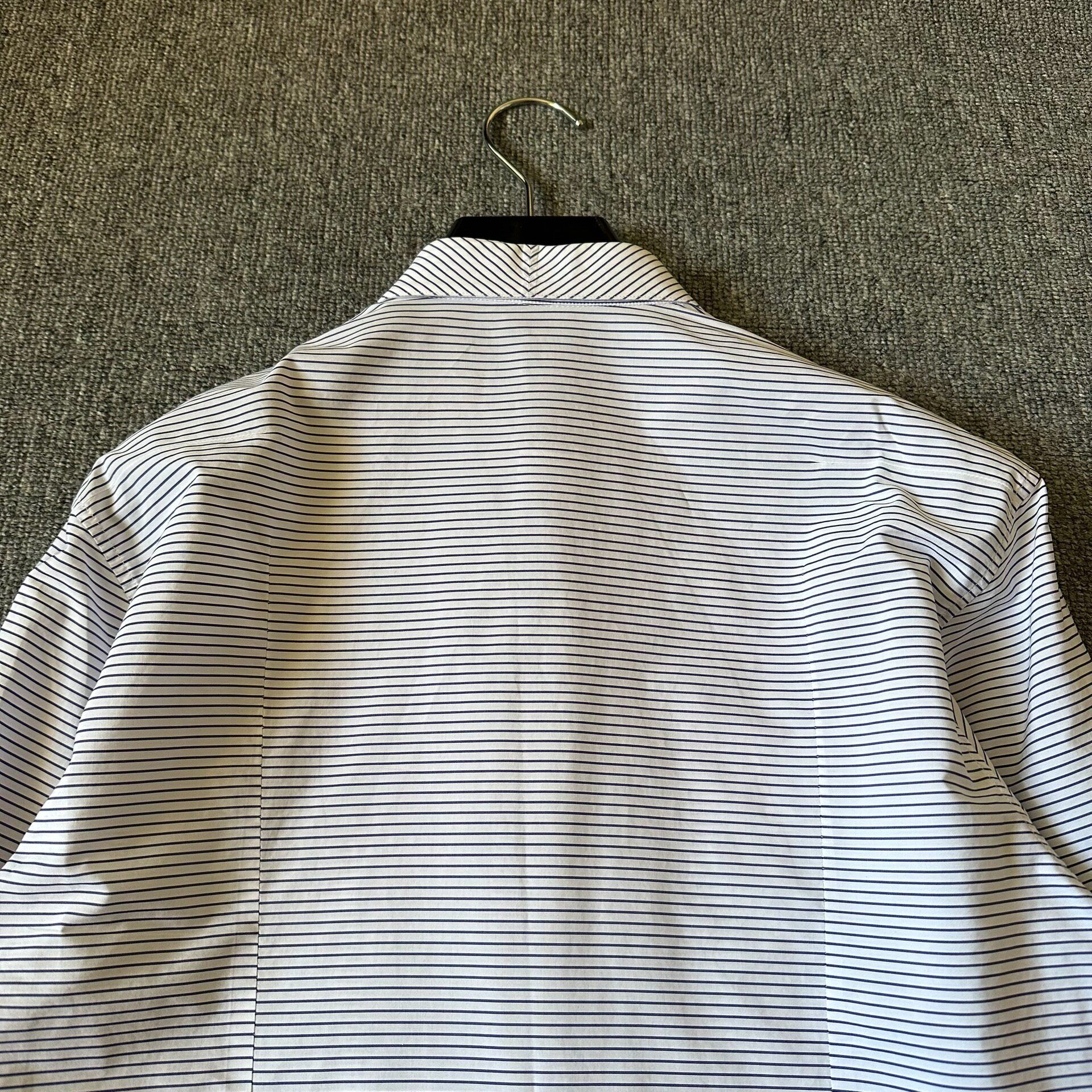 Dior Long-Sleeve Striped Shirt — back