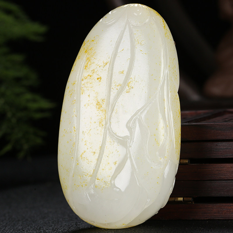 【寓意 玉贵人】和田玉脂白玉细腻油润苏工精雕美女手把件125.8克