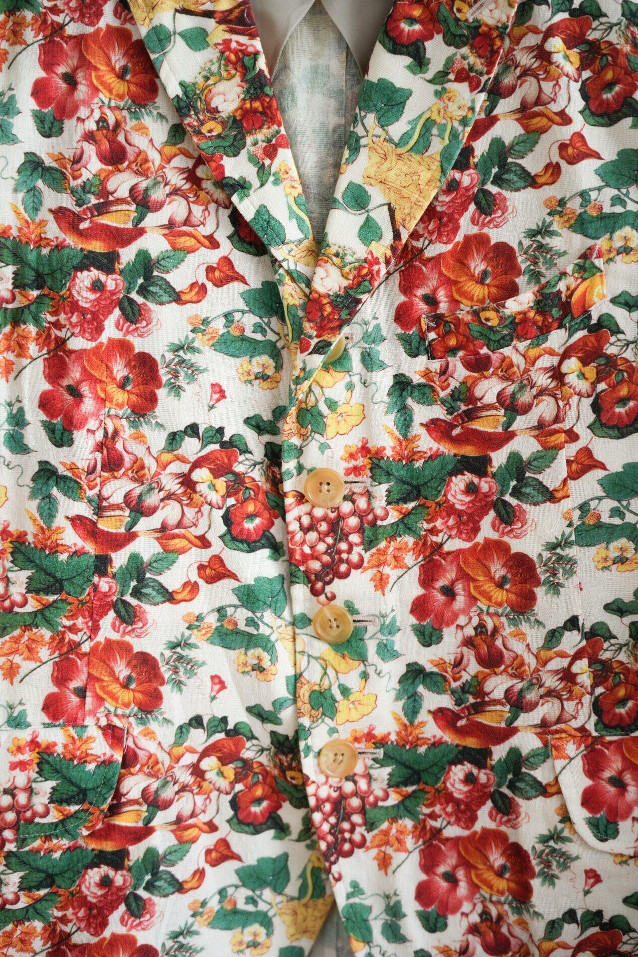 Yohji Yamamoto 11SS Floral Suit Jacket — back