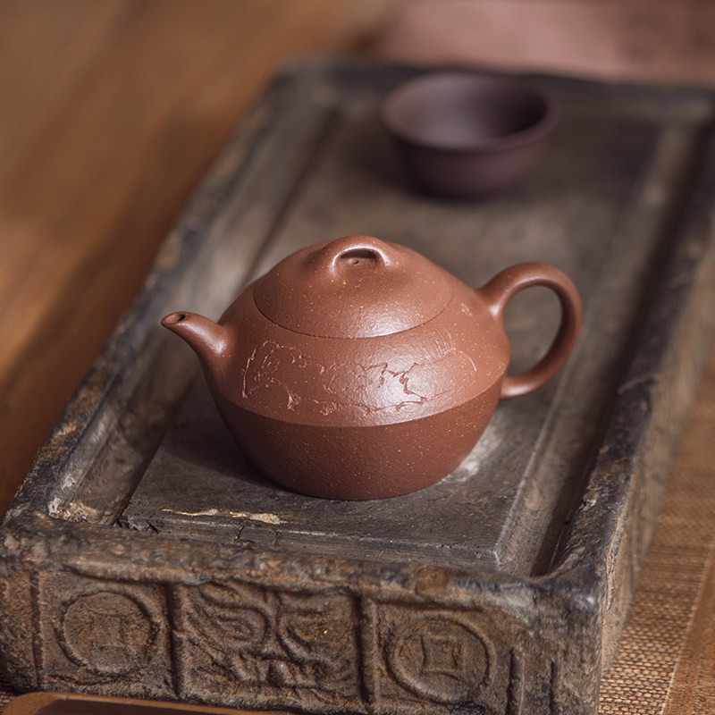 实力匠人范秀芳手工制传统中式合欢壶原矿老紫泥好泡养紫砂茶具