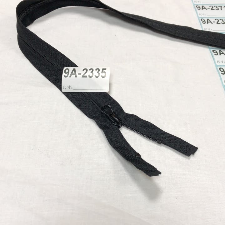 布料直播9a-2335黑色65公分外套拉链一份5条家纺布艺