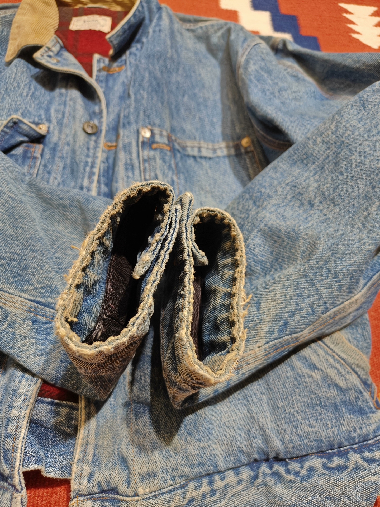 Vintage Polo Ralph Lauren Blue Denim Jacket — back