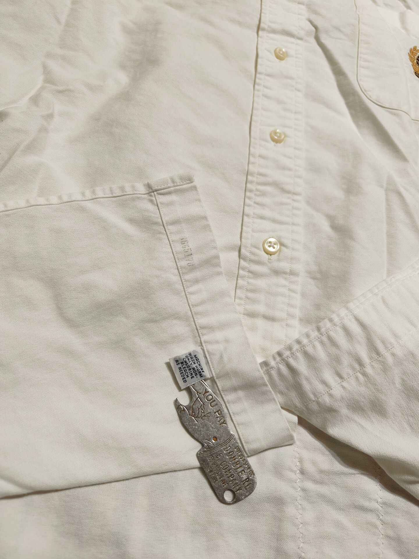 Vintage Ralph Lauren Patchwork Long-Sleeve Shirt — back