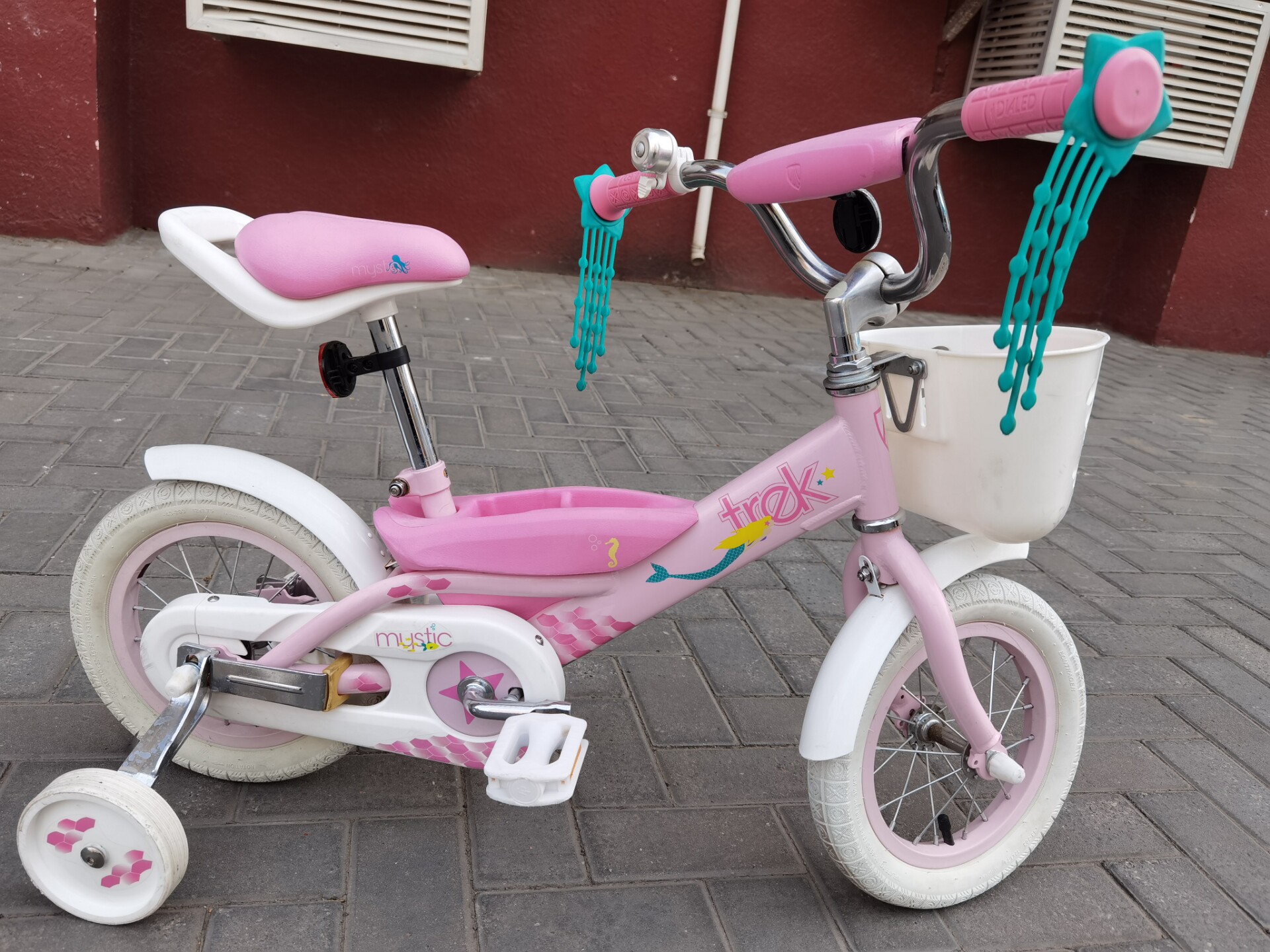 美国崔克 Trek 儿童自行车， 12寸 ，粉色，九成新，