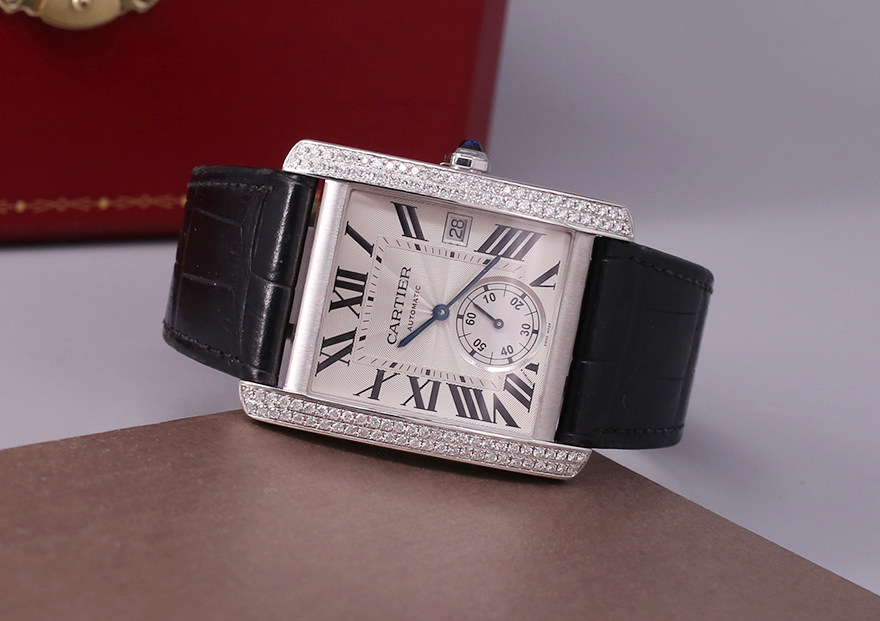 [拍下立减300元][9.8新]卡地亚手表坦克男表w5330003卡地亚刘德华