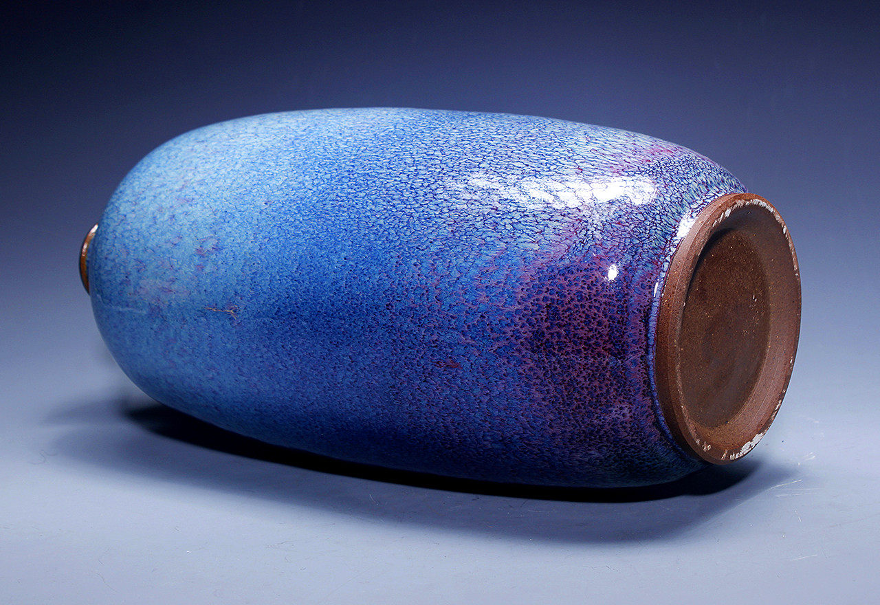 钧瓷太白尊 甲午年周家老窑款 周松建 中国陶瓷工艺大师