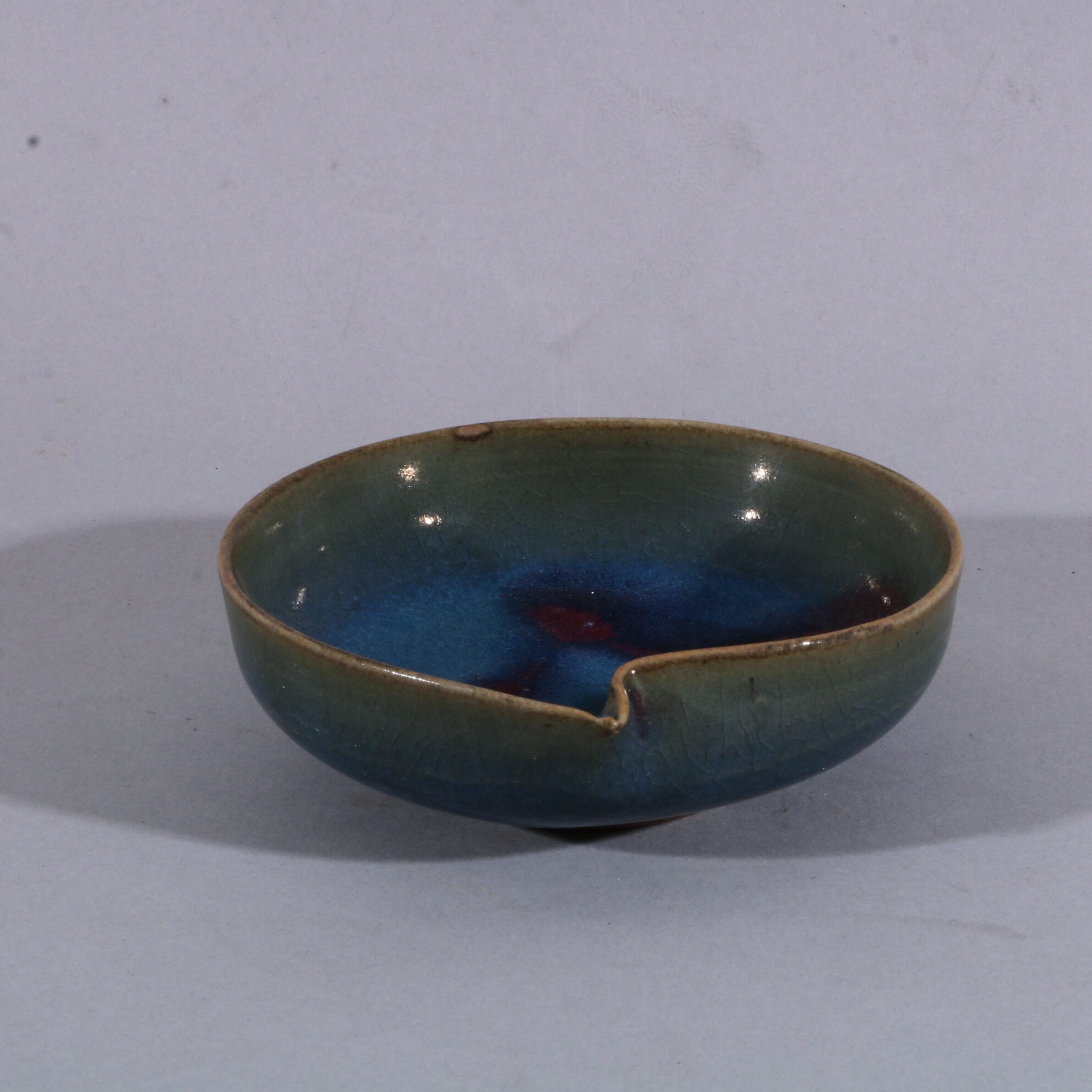 wwy-9 3月3日 钧窑桃形洗