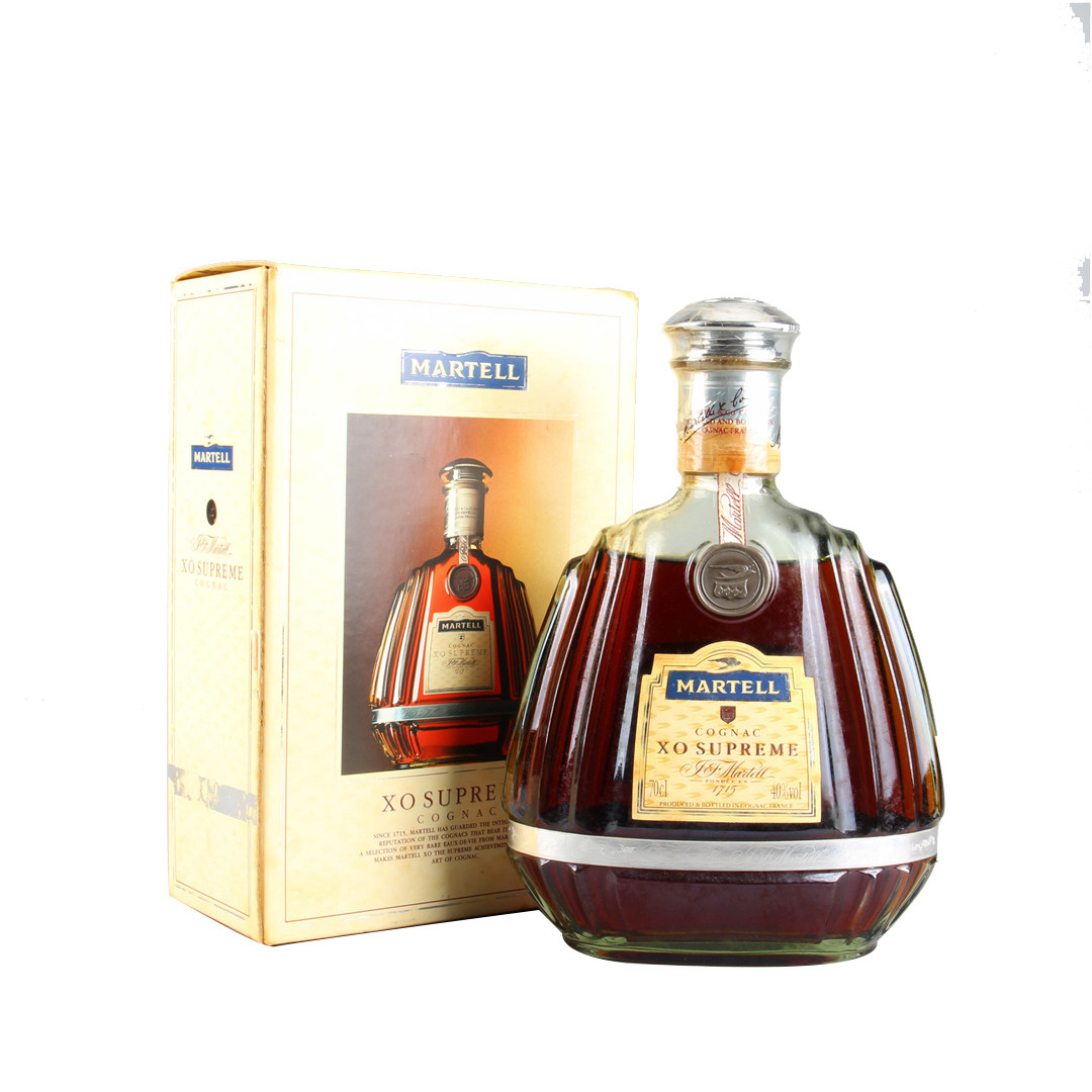 14.【免保】90年代马爹利青瓶xo干邑700ml*1瓶40度 老洋酒拍卖