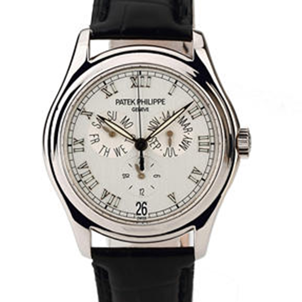 拍下立减500[9.5新]百达翡丽 自动机械白金男表5035g