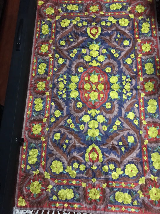 尼泊尔真丝手工地毯