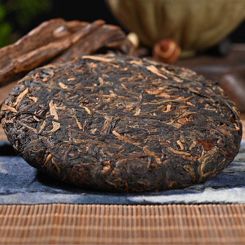 rt【5片】2006年 布朗山青饼 陈年普洱茶 老生茶