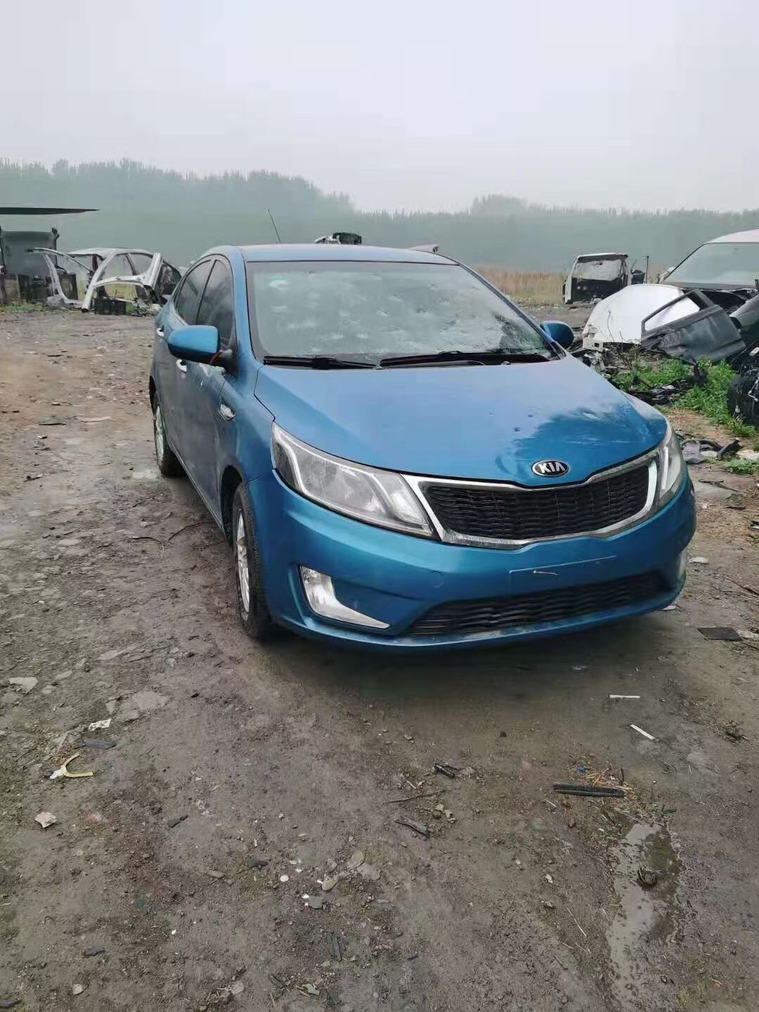 广州最大起亚嘉华的拆车件市场