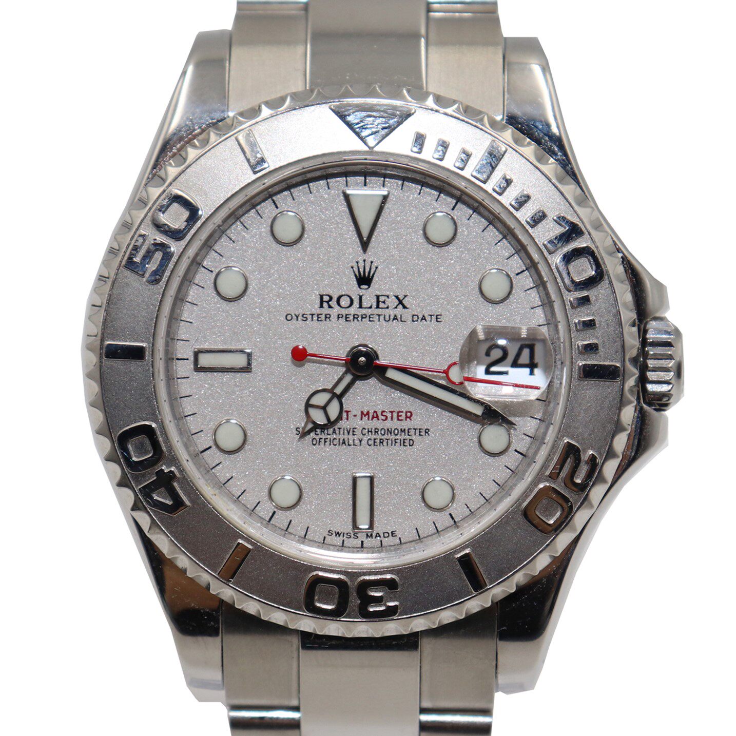 【95新】劳力士 游艇名仕型 自动机械 精钢-18k铂金 女表