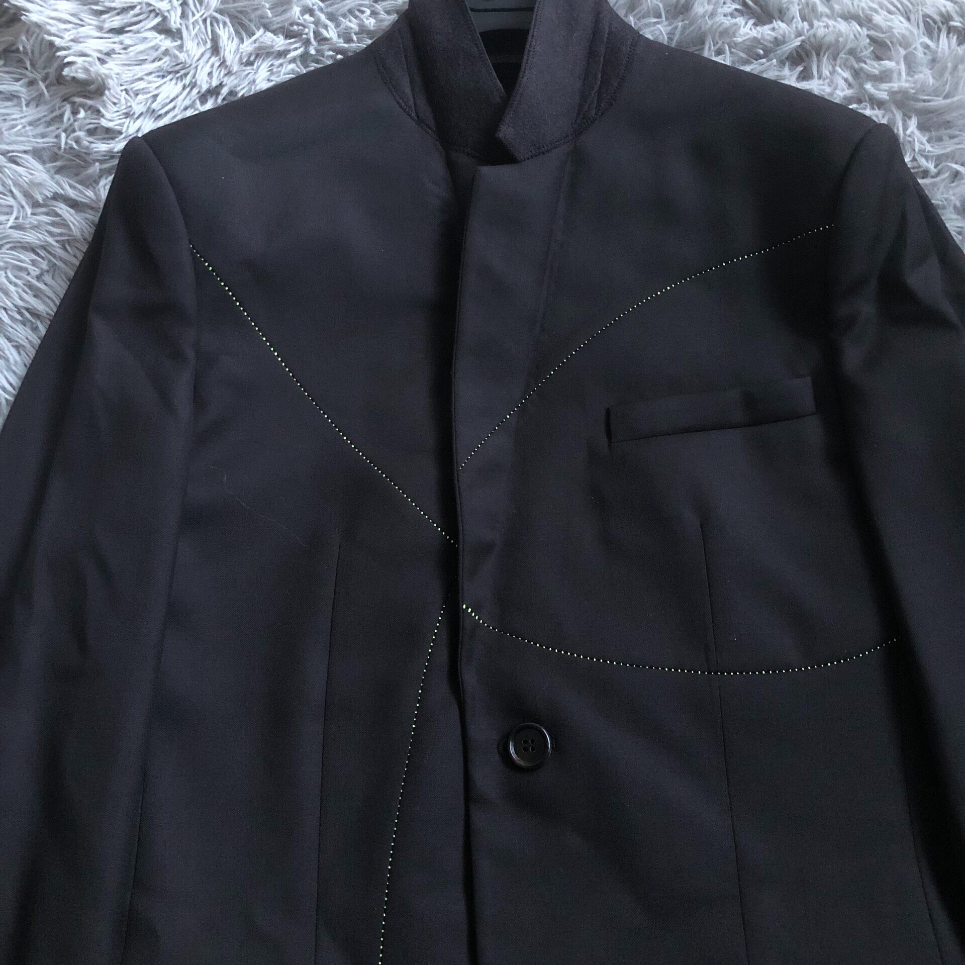 Dior Homme 15ss Stitch Wool Blazer — back