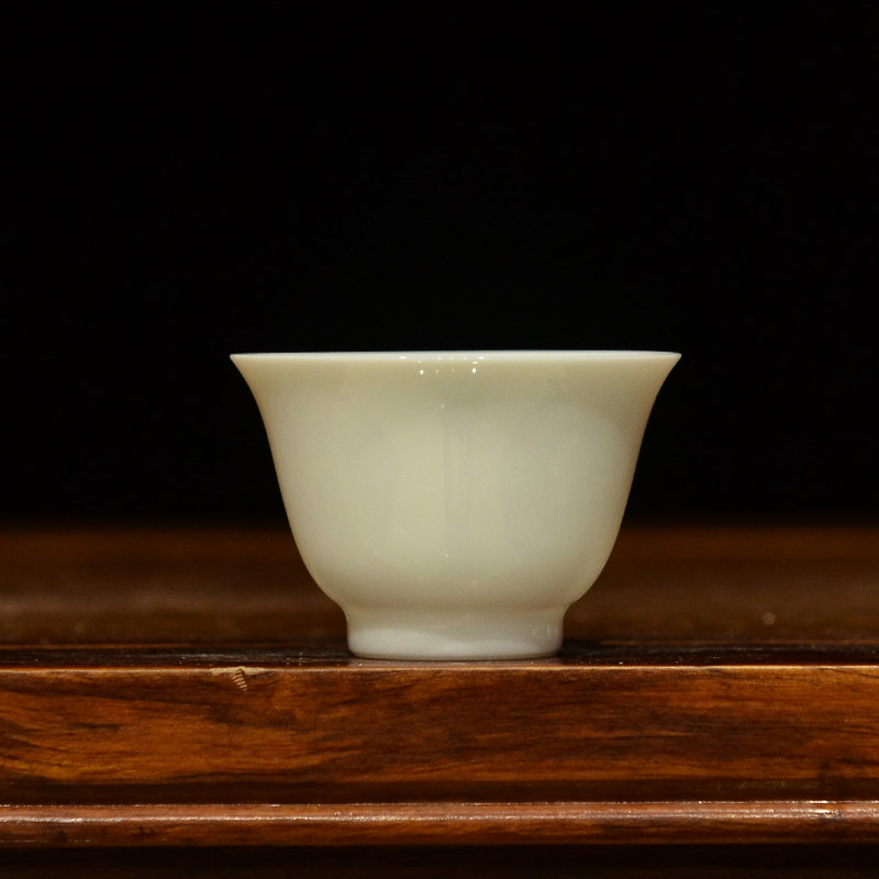 孤品 景德镇 景真堂 余老师手工玉泥【粉彩彩游金鱼杯】6cm