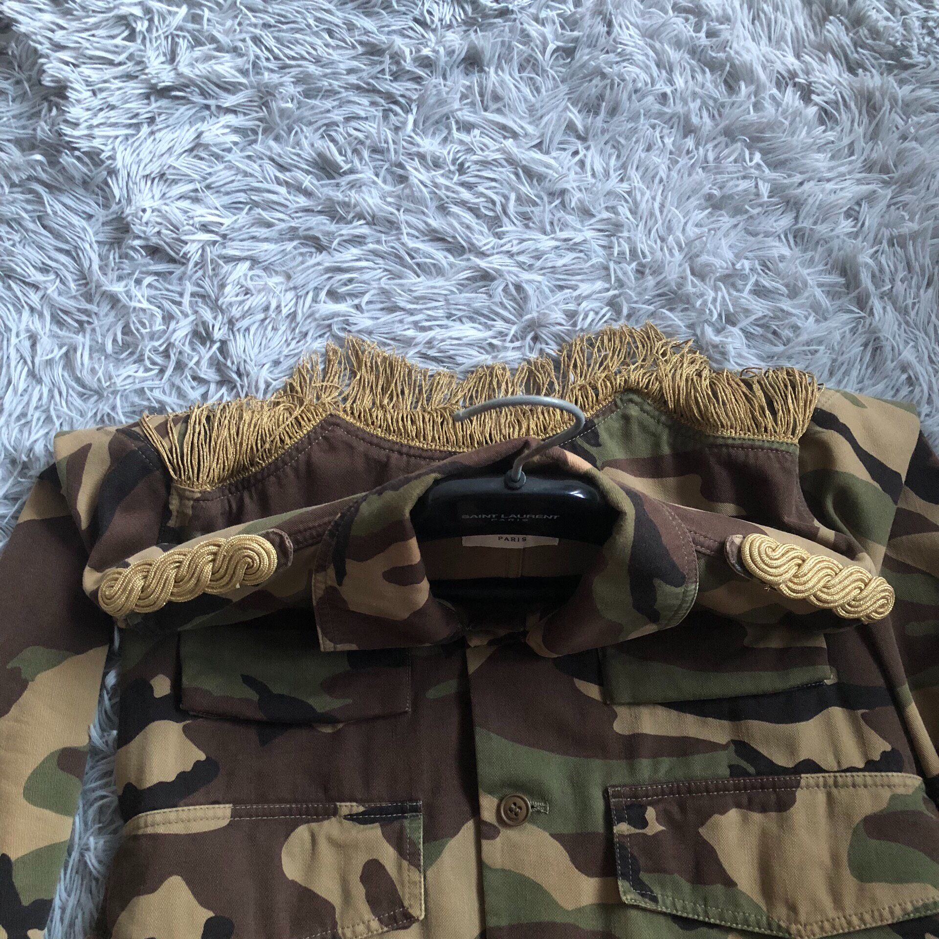 Saint Laurent 15SS Camouflage Jacket — back