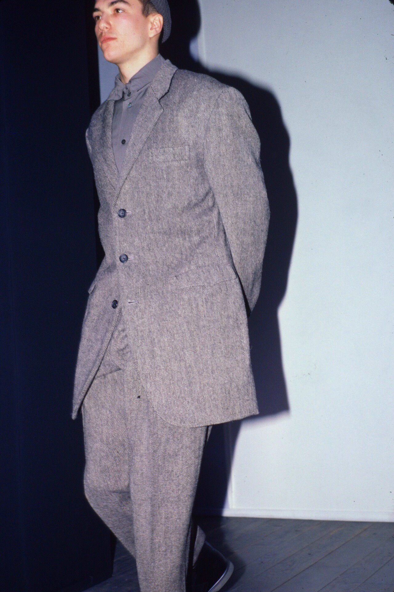 Yohji Yamamoto 87AW Long Blazer — detail