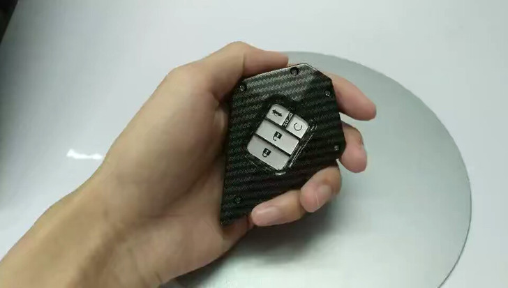 十代思域钥匙壳菱形钥匙壳雅阁碳纤纹保护套壳思域钥匙改装个性