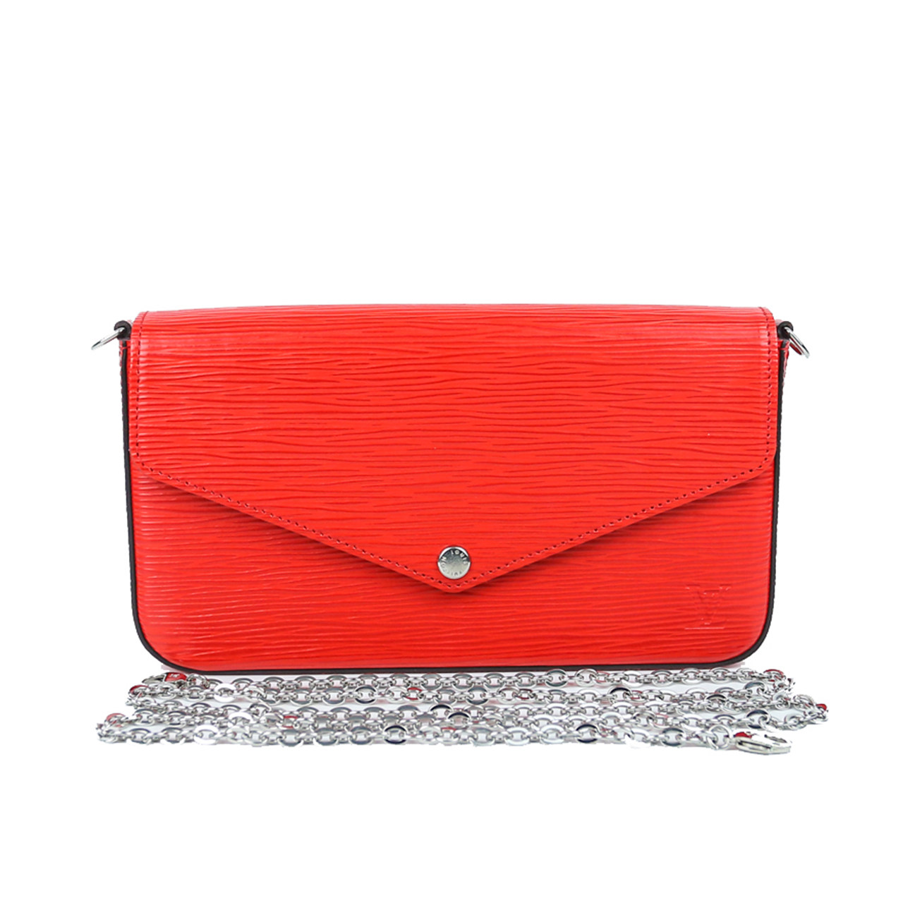 [9.8新]路易威登lv女士红色三合一链条包deb1908241