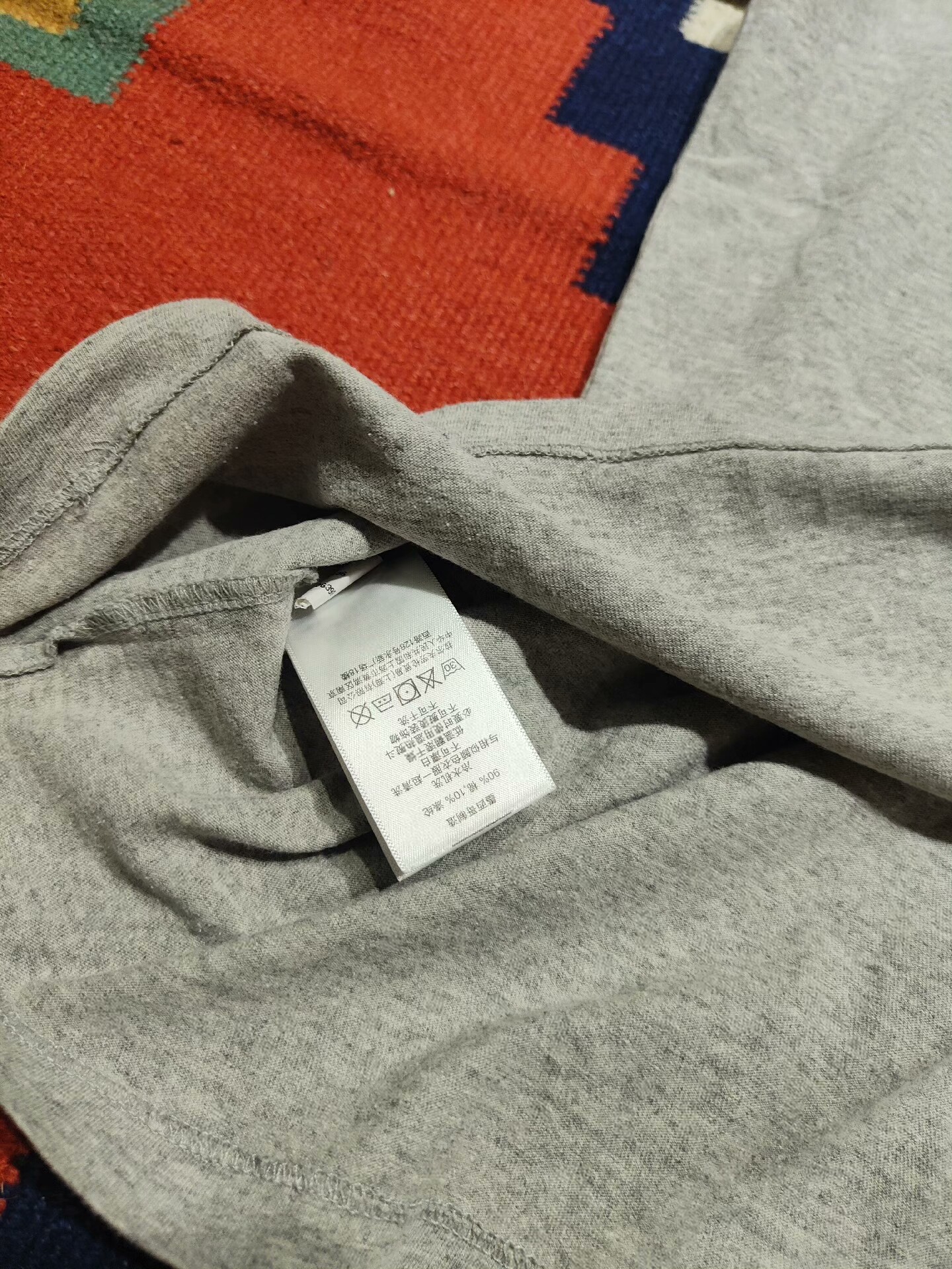 Polo Ralph Lauren Distressed Skull T-Shirt — label