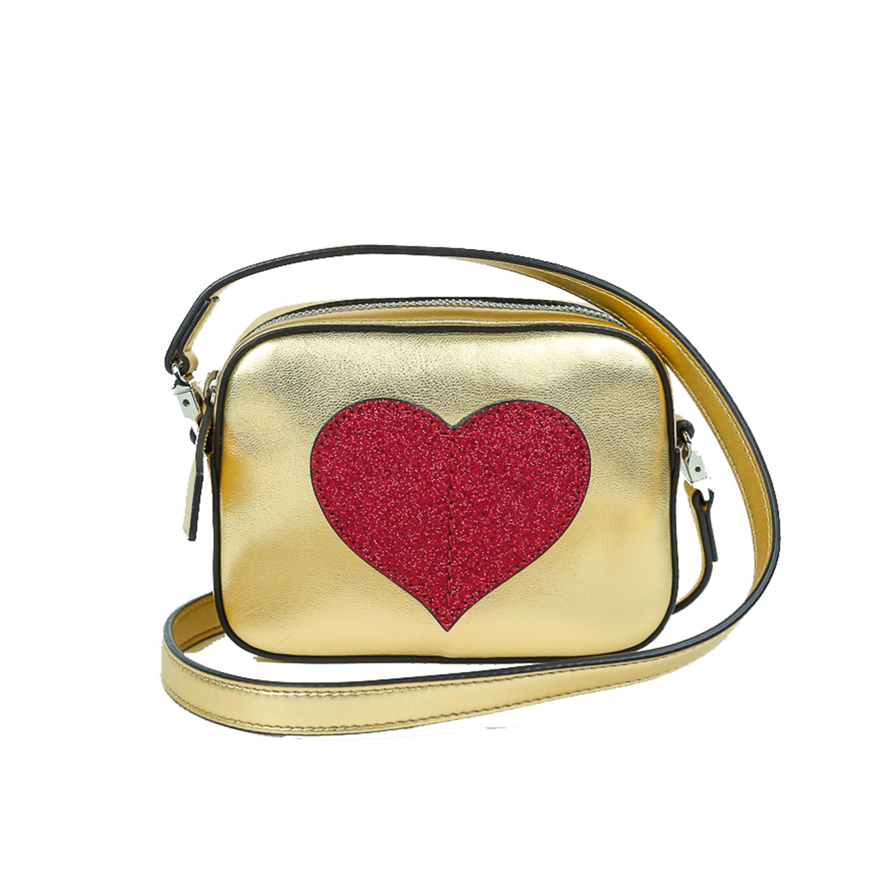 [9.8新]古驰gucci金色爱心儿童包aeb1908001