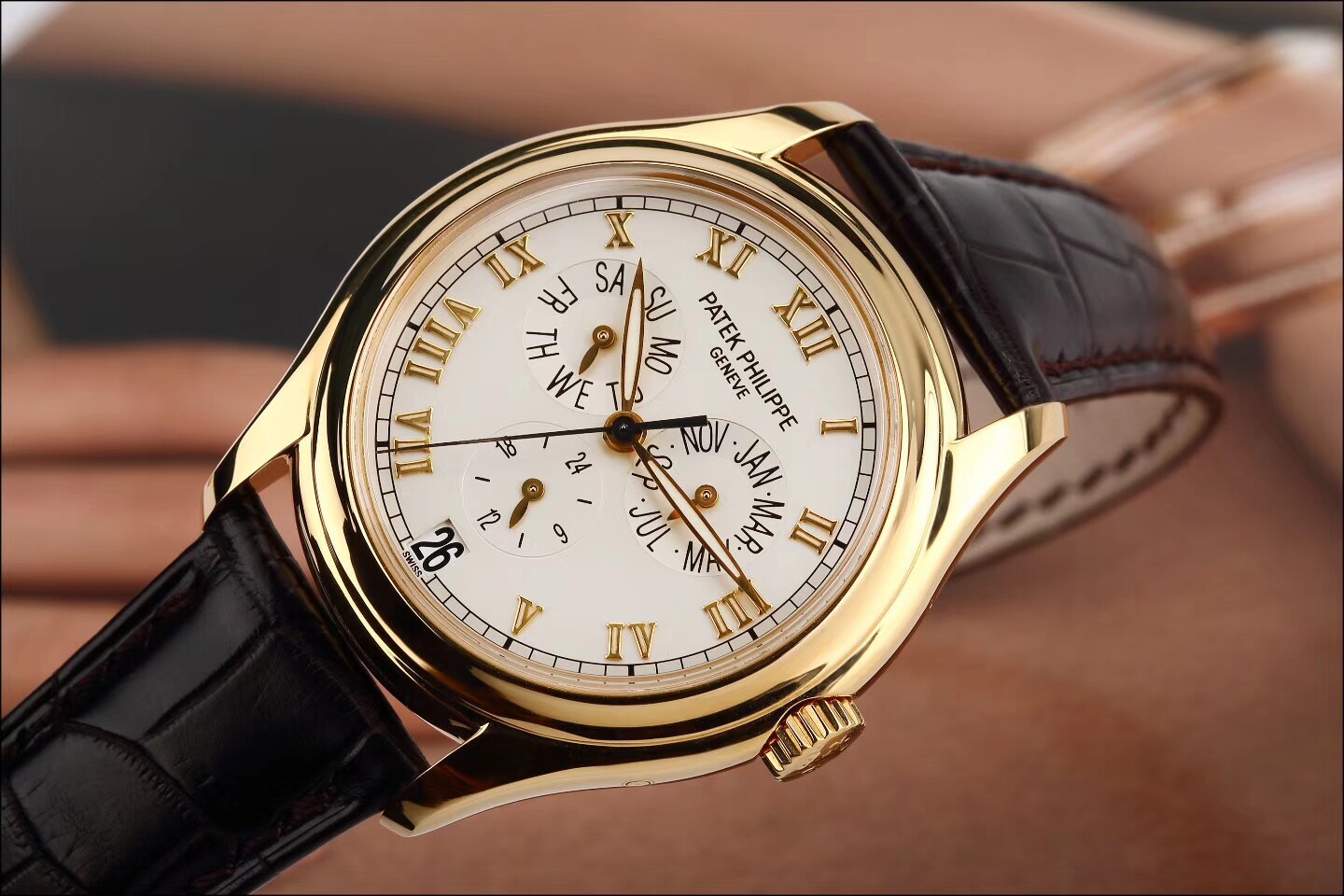 [假一赔三][95新]百达翡丽复杂功能计时系列自动机械男表 5035j