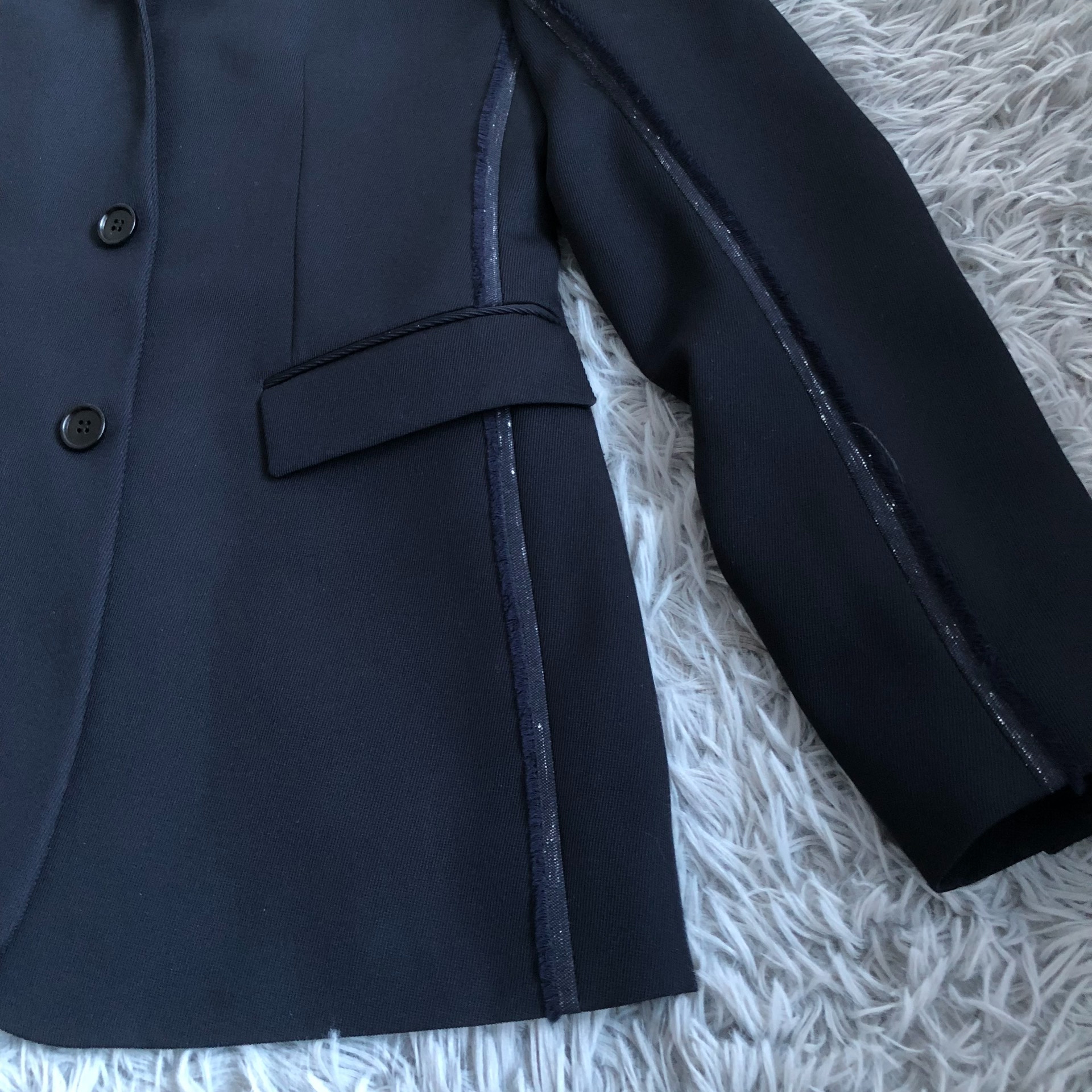 Dior 18FW Wool Suit Jacket — label