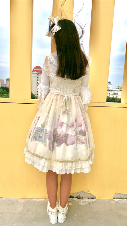 原创旧时梦洛丽塔洋装lo娘全套中国风公主裙日常装萝