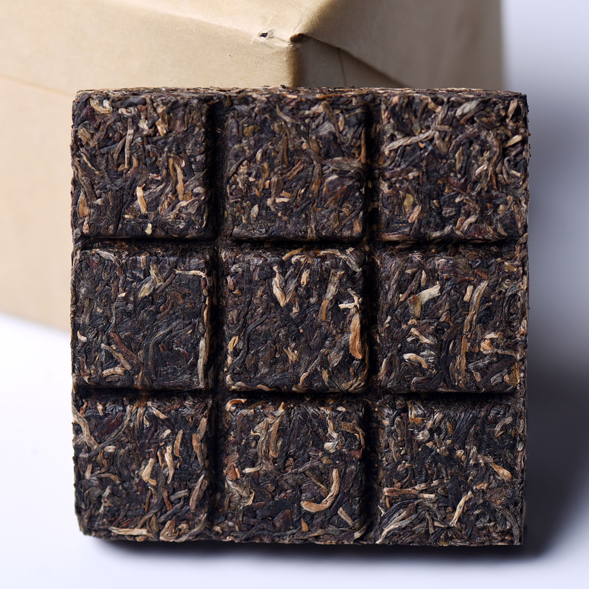 免保 无保留价 4片 2009年小方砖普洱茶生茶100g/片