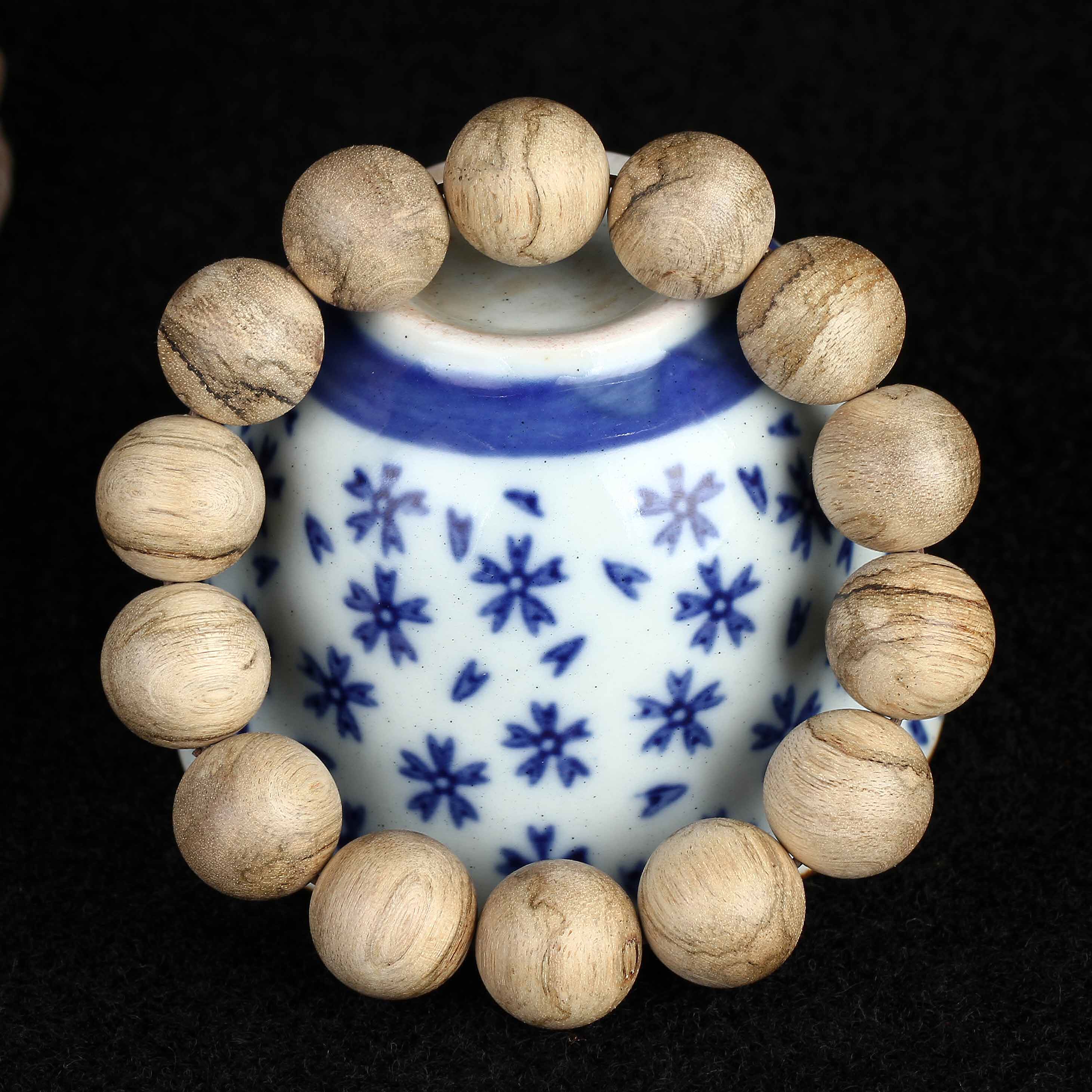 沉香佛珠手串 油脂丰富 材质细腻 16.1mm16g