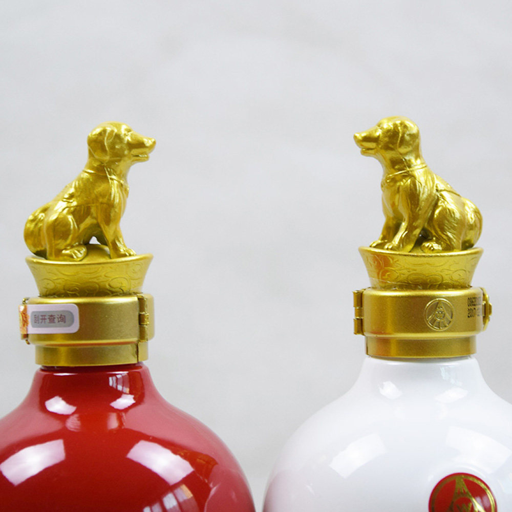 五粮液戊戌狗年纪念酒【4瓶/500ml】 2018年 52度 礼盒装【15】