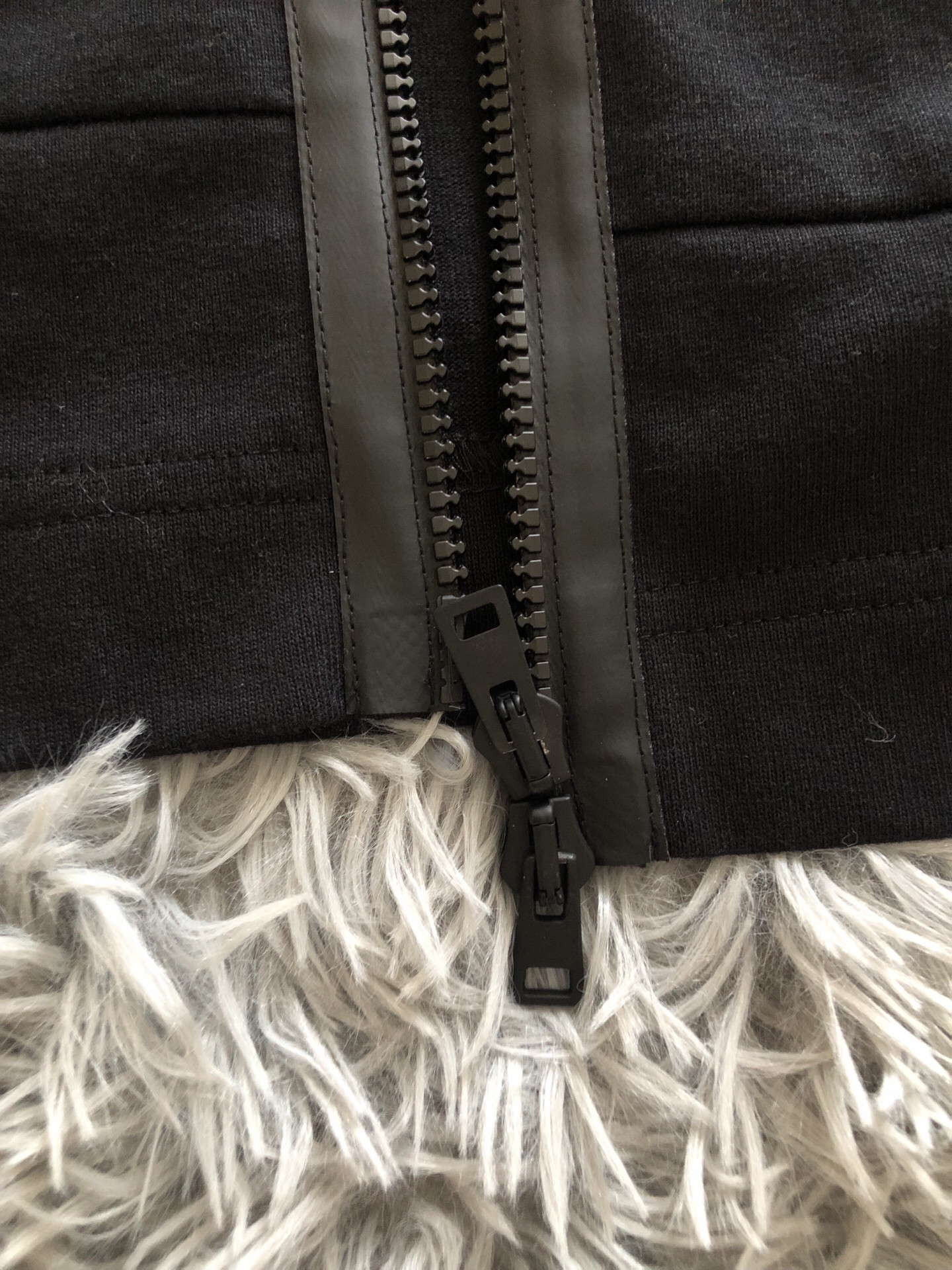 Bottega Veneta Zip-Up Hoodie — label